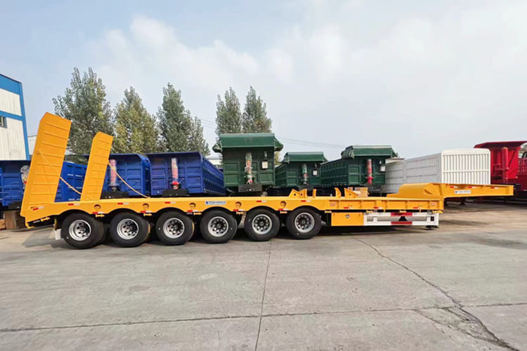 TITAN Hydraulic Low Bed Trailer for Sale in Kenya - Låg lastare semitrailer: bild 5 TITAN Hydraulic Low Bed Trailer for Sale in Kenya - Låg lastare semitrailer: bild 5