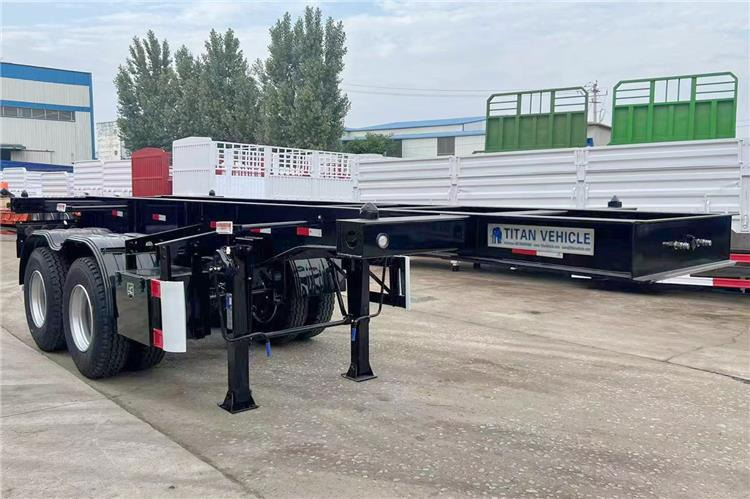 TITAN In Stock 20 ft Shipping Container Trailer for Sale In Ghana - Chassi semitrailer: bild 5 TITAN In Stock 20 ft Shipping Container Trailer for Sale In Ghana - Chassi semitrailer: bild 5