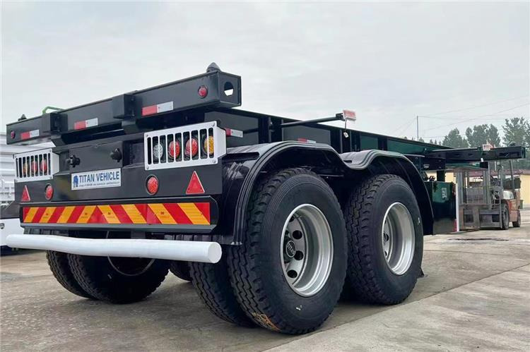 TITAN In Stock 20 ft Shipping Container Trailer for Sale In Ghana - Chassi semitrailer: bild 4 TITAN In Stock 20 ft Shipping Container Trailer for Sale In Ghana - Chassi semitrailer: bild 4