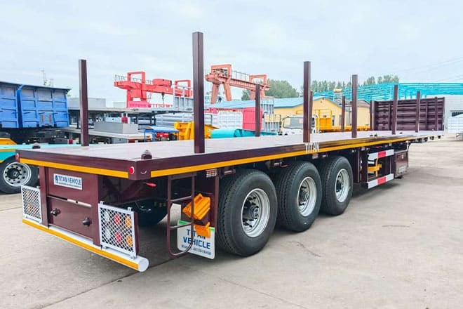 TITAN New 3 Axle Flatbed Trailers for Sale in Malawi - Flaktrailer: bild 2 TITAN New 3 Axle Flatbed Trailers for Sale in Malawi - Flaktrailer: bild 2