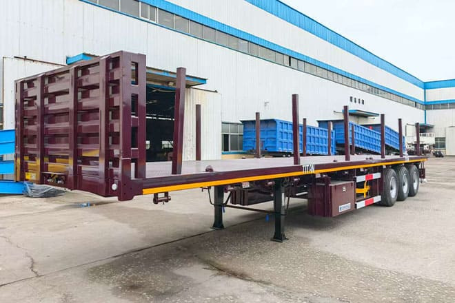 TITAN New 3 Axle Flatbed Trailers for Sale in Malawi - Flaktrailer: bild 1 TITAN New 3 Axle Flatbed Trailers for Sale in Malawi - Flaktrailer: bild 1