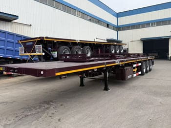 TITAN Semi Truck Flatbed Traile for Sale in Saudi Arabia - Flaktrailer: bild 1 TITAN Semi Truck Flatbed Traile for Sale in Saudi Arabia - Flaktrailer: bild 1
