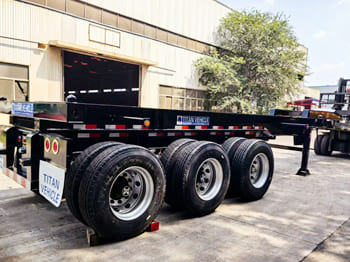 TITAN Tri Axle Chassis Container for Sale in Nigeria - Chassi semitrailer: bild 4 TITAN Tri Axle Chassis Container for Sale in Nigeria - Chassi semitrailer: bild 4