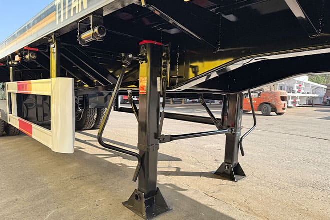 TITAN Tri Axle Flatbed Trailer for Sale in Jamaica - Flaktrailer: bild 4 TITAN Tri Axle Flatbed Trailer for Sale in Jamaica - Flaktrailer: bild 4
