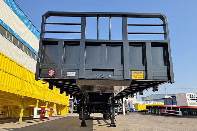 TITAN Tri Axle Flatbed Trailer for Sale in Jamaica - Flaktrailer: bild 3 TITAN Tri Axle Flatbed Trailer for Sale in Jamaica - Flaktrailer: bild 3