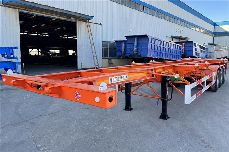 TITAN Tri Axle Skeletal Trailer for Sale In Uganda - Chassi semitrailer: bild 2 TITAN Tri Axle Skeletal Trailer for Sale In Uganda - Chassi semitrailer: bild 2
