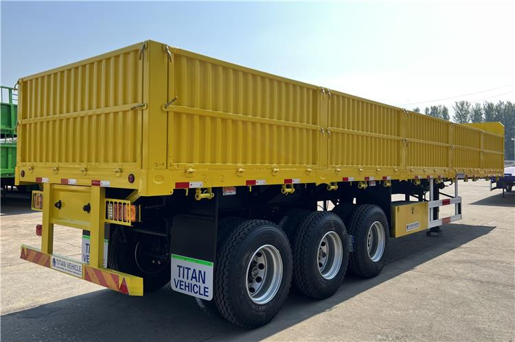 TITAN Triple Axle Trailer with Drop Side Trailer for Sale In Ghana - Flaktrailer: bild 3 TITAN Triple Axle Trailer with Drop Side Trailer for Sale In Ghana - Flaktrailer: bild 3