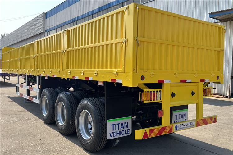 TITAN Triple Axle Trailer with Drop Side Trailer for Sale In Ghana - Flaktrailer: bild 4 TITAN Triple Axle Trailer with Drop Side Trailer for Sale In Ghana - Flaktrailer: bild 4
