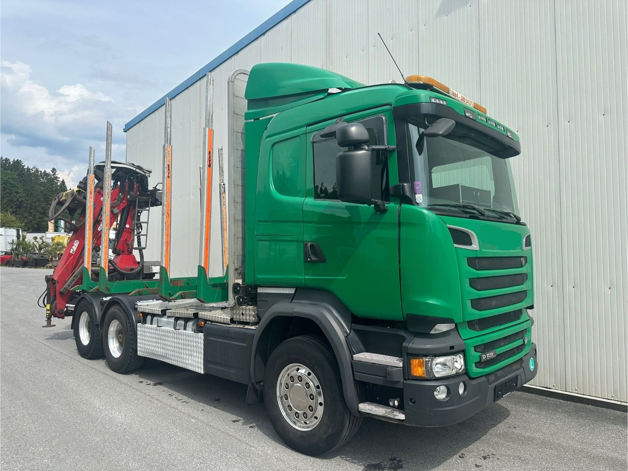 Scania R 580 V8 Penz Kran 2x Telespok - Timmerbil, Kranbil: bild 2 Scania R 580 V8 Penz Kran 2x Telespok - Timmerbil, Kranbil: bild 2