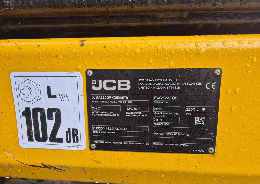 JCB 220XLC - Bandgrävare: bild 2 JCB 220XLC - Bandgrävare: bild 2