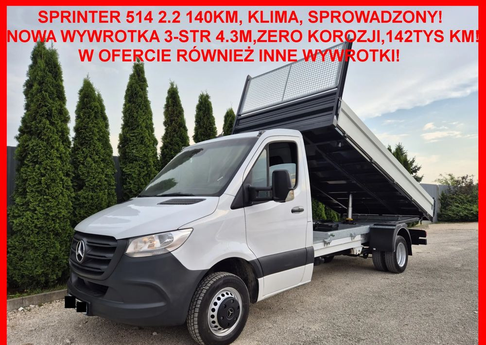 Mercedes-Benz Sprinter 514CDI 140KM - Transportbil med tippflak: bild 2 Mercedes-Benz Sprinter 514CDI 140KM - Transportbil med tippflak: bild 2