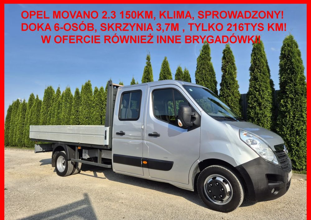 Opel Movano 2.3 150KM Dubel Kabina - Dubbelhytt transportbil: bild 1 Opel Movano 2.3 150KM Dubel Kabina - Dubbelhytt transportbil: bild 1