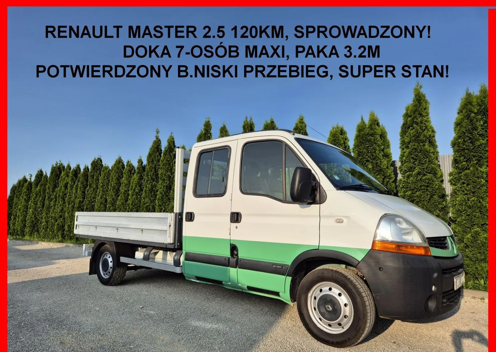 Renault Master 2.5 120KM Dubel Kabina - Dubbelhytt transportbil: bild 1 Renault Master 2.5 120KM Dubel Kabina - Dubbelhytt transportbil: bild 1
