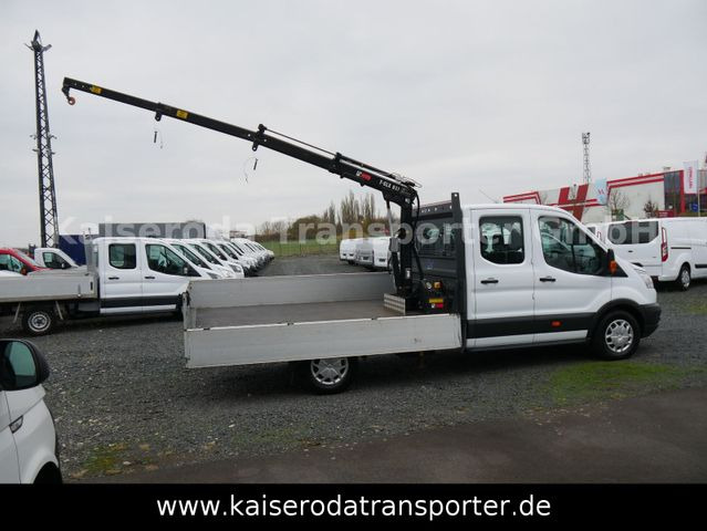 Ford Transit FT 350 L4 HA DoKa Pritsche+Kran Klima - Transportbil med flak: bild 3 Ford Transit FT 350 L4 HA DoKa Pritsche+Kran Klima - Transportbil med flak: bild 3