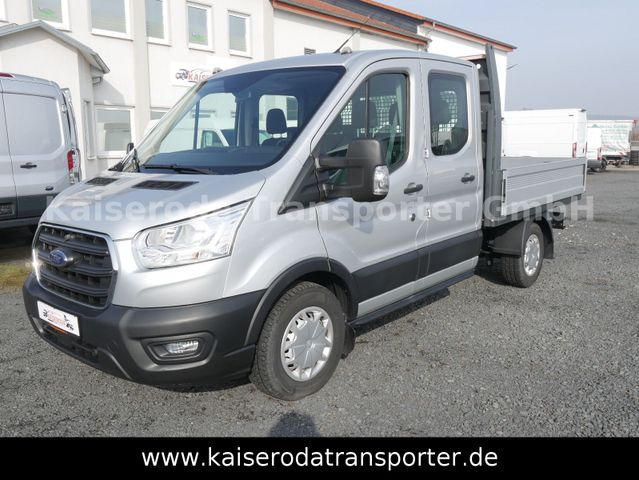 Ford Transit FT350 L2 VA DoKa 7-Sitze Pritsche Klima - Transportbil med flak: bild 1 Ford Transit FT350 L2 VA DoKa 7-Sitze Pritsche Klima - Transportbil med flak: bild 1