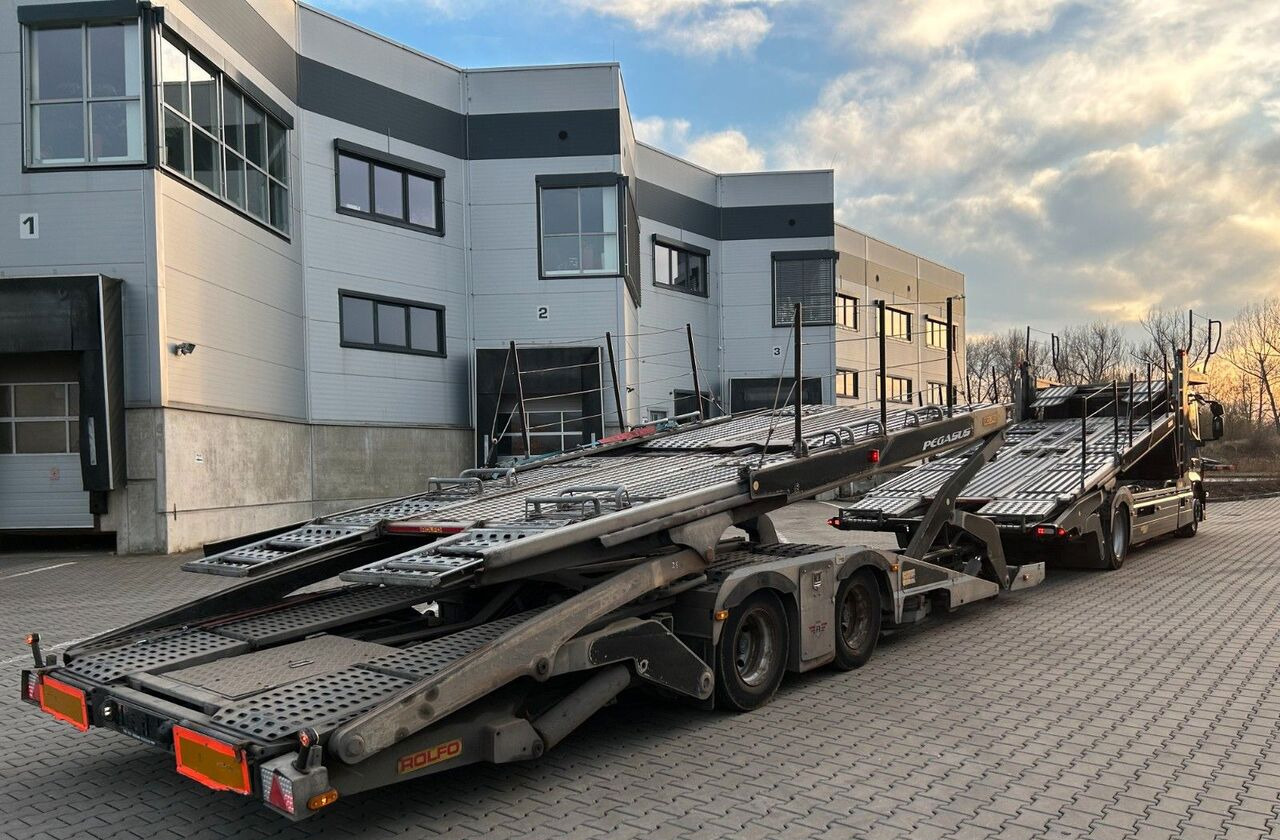 Biltransportbil lastbil IVECO Stralis 460 + car transporter trailer: bild 6 Biltransportbil lastbil IVECO Stralis 460 + car transporter trailer: bild 6