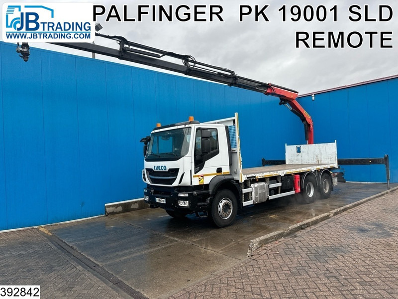 Iveco Stralis 360 6x4, EURO 6. Palfinger, Remote - Flakbil, Kranbil: bild 1 Iveco Stralis 360 6x4, EURO 6. Palfinger, Remote - Flakbil, Kranbil: bild 1