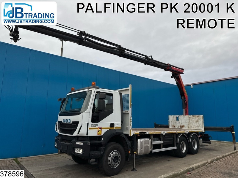 Iveco Trakker 360 6X4, EURO 6, Palfinger, Remote, Steel suspension - Flakbil, Kranbil: bild 1 Iveco Trakker 360 6X4, EURO 6, Palfinger, Remote, Steel suspension - Flakbil, Kranbil: bild 1
