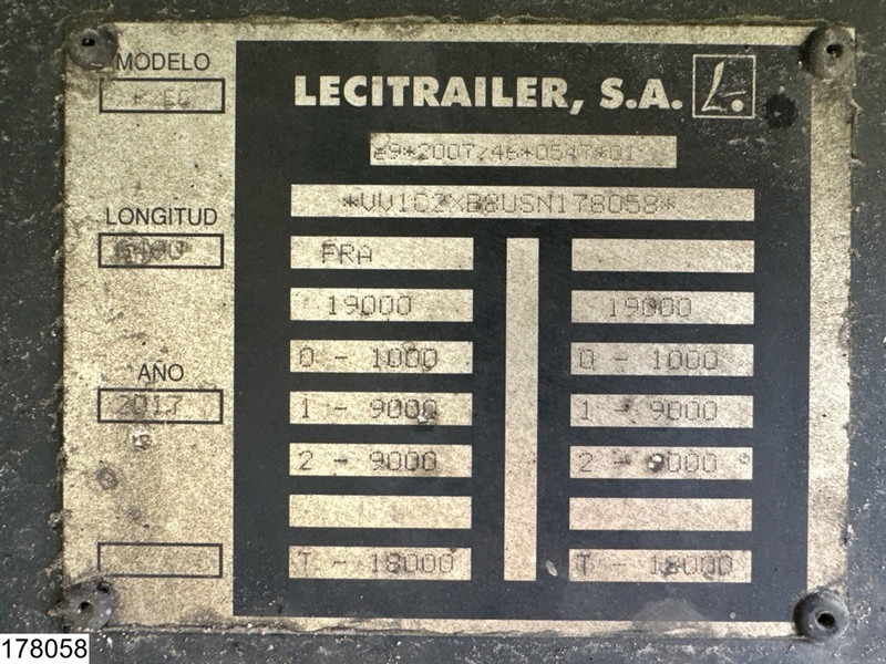 Lecitrailer Middenas Frigoblock EK 13 U - Kylsläp: bild 5 Lecitrailer Middenas Frigoblock EK 13 U - Kylsläp: bild 5