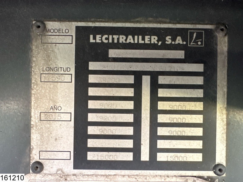 Lecitrailer gesloten bak Dhollandia - Skåp semitrailer: bild 4 Lecitrailer gesloten bak Dhollandia - Skåp semitrailer: bild 4