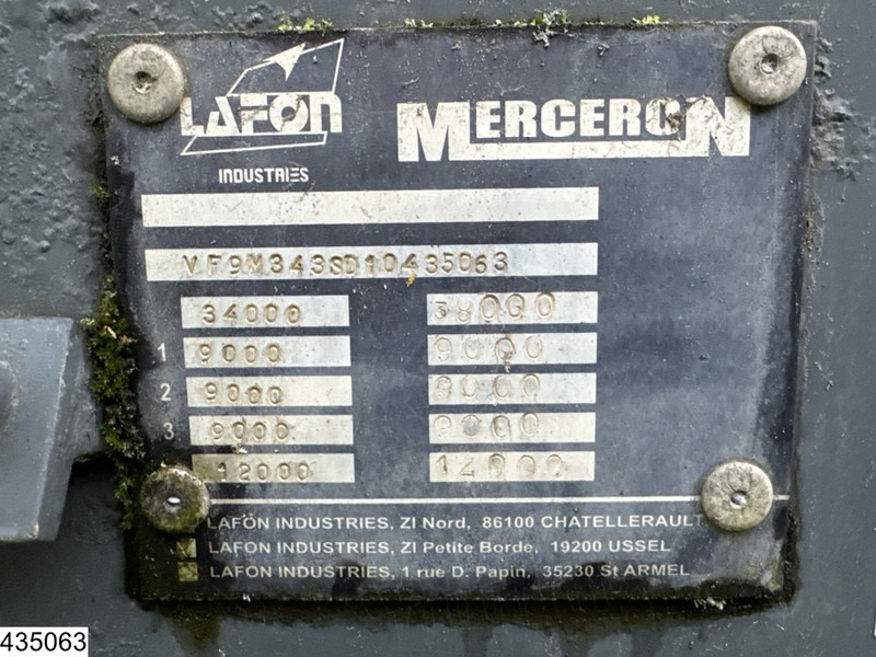 MERCERON Fuel 38.000 Liter, 7 Compartments - Tanktrailer: bild 4 MERCERON Fuel 38.000 Liter, 7 Compartments - Tanktrailer: bild 4