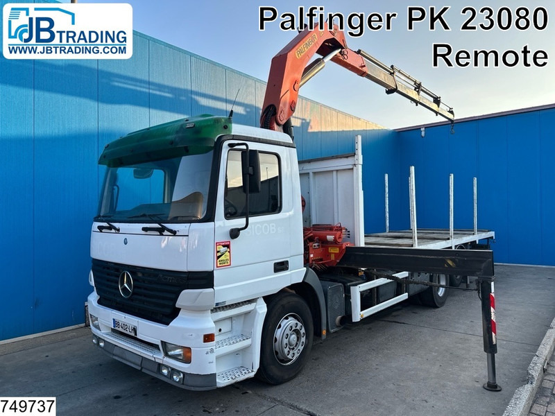 Mercedes-Benz Actros 2531 Palfinger PK23080, Remote - Flakbil, Kranbil: bild 1 Mercedes-Benz Actros 2531 Palfinger PK23080, Remote - Flakbil, Kranbil: bild 1