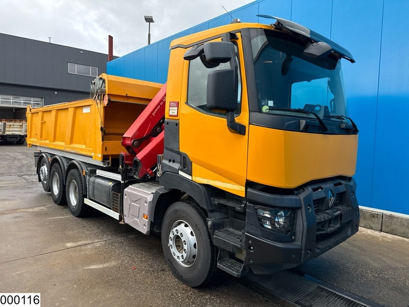 Renault C 430 8x4, EURO 6, HMF, Garnier - Tippbil lastbil, Kranbil: bild 3 Renault C 430 8x4, EURO 6, HMF, Garnier - Tippbil lastbil, Kranbil: bild 3