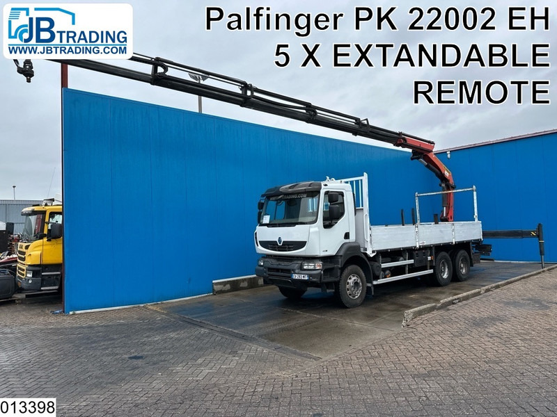 Renault Kerax 430 Dxi EURO 5, Retarder, Steel suspension, Palfinger - Flakbil, Kranbil: bild 1 Renault Kerax 430 Dxi EURO 5, Retarder, Steel suspension, Palfinger - Flakbil, Kranbil: bild 1