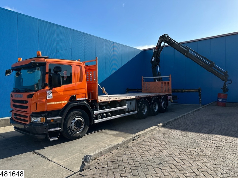 Scania P 410 8x4, EURO 6, HIAB, Remote - Flakbil, Kranbil: bild 2 Scania P 410 8x4, EURO 6, HIAB, Remote - Flakbil, Kranbil: bild 2