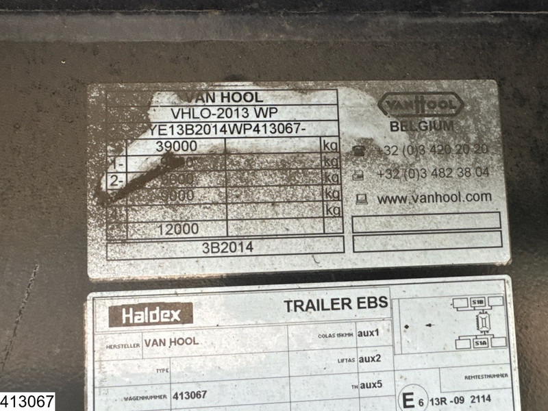 Van Hool gesloten bak Dhollandia - Skåp semitrailer: bild 4 Van Hool gesloten bak Dhollandia - Skåp semitrailer: bild 4