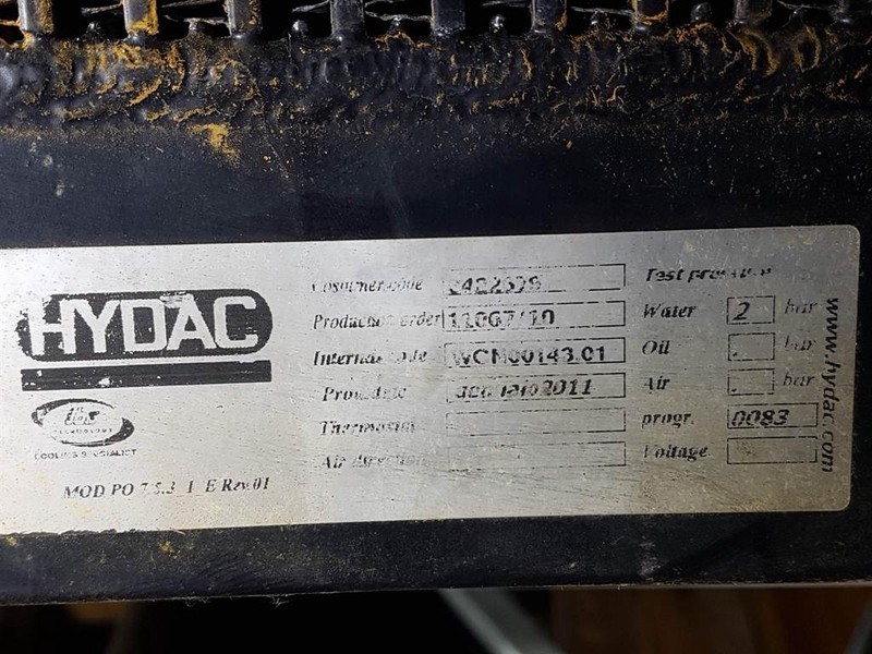Hydac - Watercooler/Kühler/Koeler - Motor och reservdelar för Byggmaskiner: bild 4 Hydac - Watercooler/Kühler/Koeler - Motor och reservdelar för Byggmaskiner: bild 4