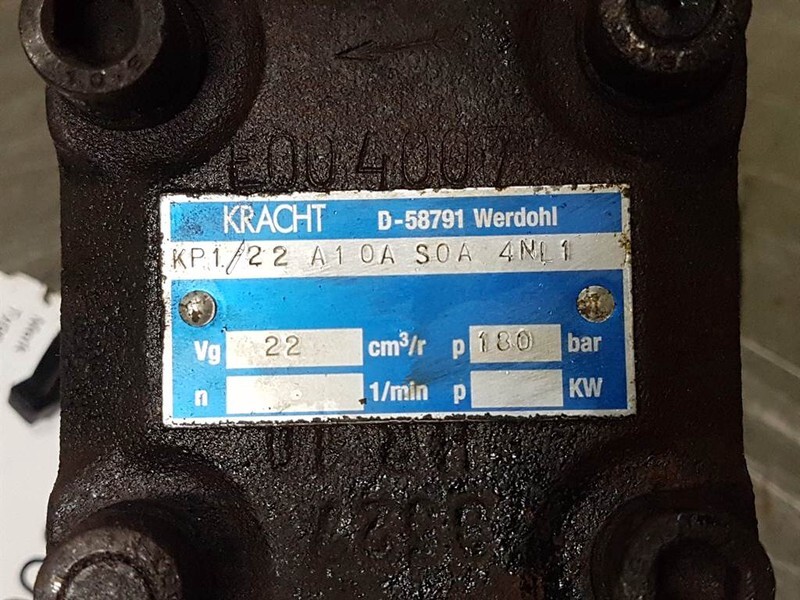 Kracht KP1/22A10AS0A - Gearpump/Zahnradpumpe - Hydraulik för Byggmaskiner: bild 4 Kracht KP1/22A10AS0A - Gearpump/Zahnradpumpe - Hydraulik för Byggmaskiner: bild 4
