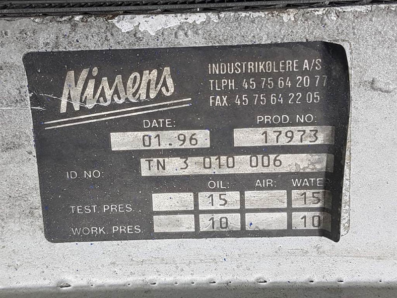 Nissens TN3010006-Cooler/Kühler/Koeler - Motor för Byggmaskiner: bild 4 Nissens TN3010006-Cooler/Kühler/Koeler - Motor för Byggmaskiner: bild 4