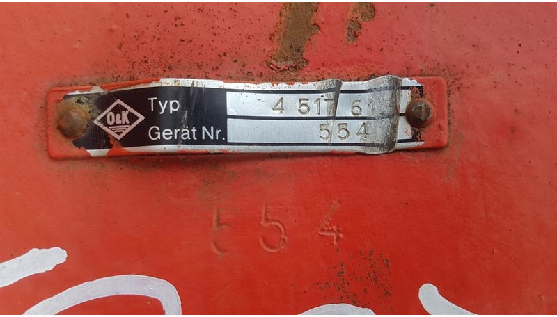 O & K 4517615 - O&K L 35 - Axle/Achse/As - Axel och reservdelar för Byggmaskiner: bild 5 O & K 4517615 - O&K L 35 - Axle/Achse/As - Axel och reservdelar för Byggmaskiner: bild 5