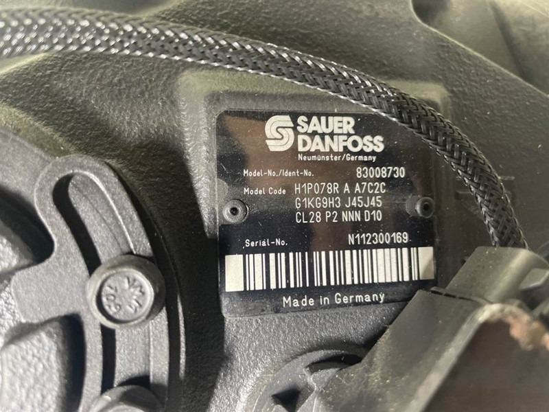 Sauer Danfoss H1P078R-83008730-Drive pump/Fahrpumpe/Rijpomp - Hydraulik för Byggmaskiner: bild 4 Sauer Danfoss H1P078R-83008730-Drive pump/Fahrpumpe/Rijpomp - Hydraulik för Byggmaskiner: bild 4