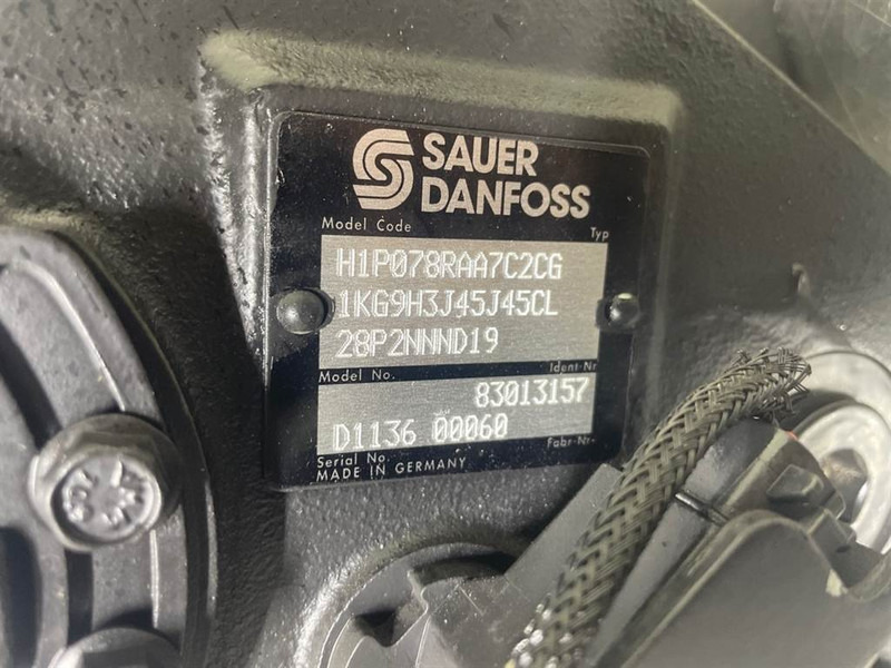 Sauer Danfoss H1P078R-83013157-Drive pump/Fahrpumpe/Rijpomp - Hydraulik för Byggmaskiner: bild 4 Sauer Danfoss H1P078R-83013157-Drive pump/Fahrpumpe/Rijpomp - Hydraulik för Byggmaskiner: bild 4