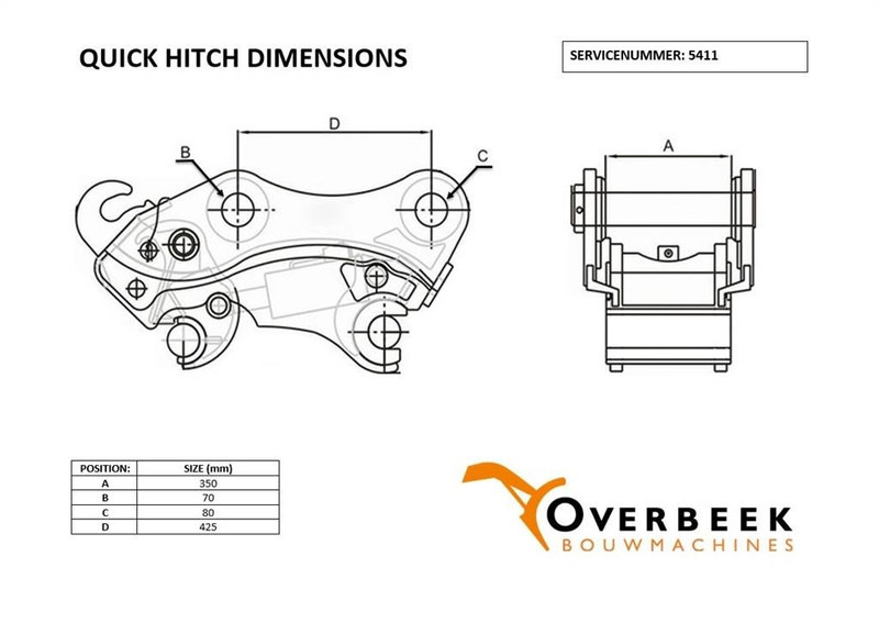 TEFRA R906 / 20T - Liebherr - Quick coupler - Redskapsfäste för Byggmaskiner: bild 5 TEFRA R906 / 20T - Liebherr - Quick coupler - Redskapsfäste för Byggmaskiner: bild 5