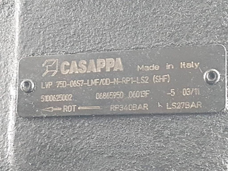 Terex TL210-5100625002-Casappa LVP75D-Load sensing pump - Hydraulik för Byggmaskiner: bild 4 Terex TL210-5100625002-Casappa LVP75D-Load sensing pump - Hydraulik för Byggmaskiner: bild 4