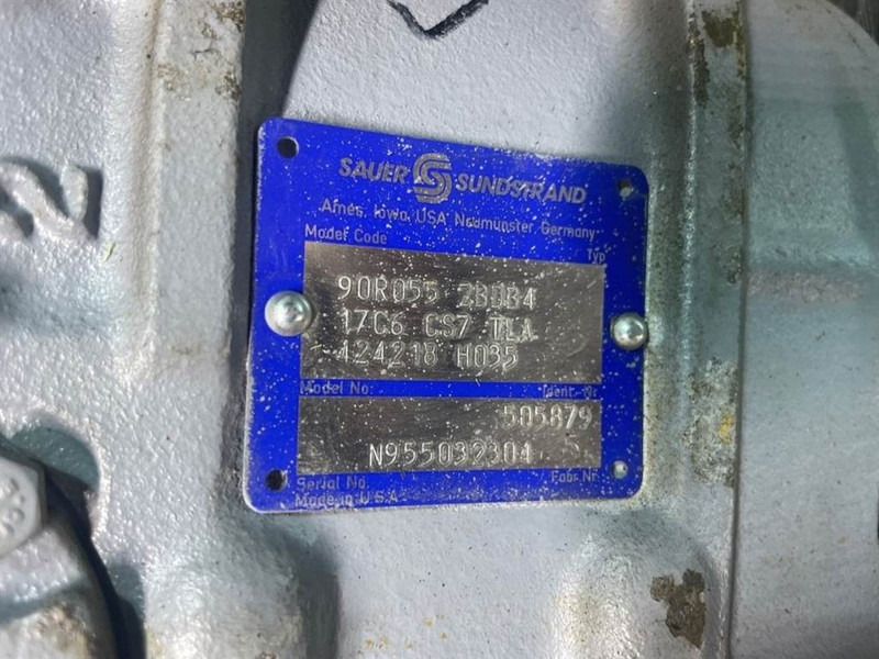 WACKER NEUSON 1000198547-Sauer Danfoss 90R055-Drive pump/Rijpomp - Hydraulik för Byggmaskiner: bild 5 WACKER NEUSON 1000198547-Sauer Danfoss 90R055-Drive pump/Rijpomp - Hydraulik för Byggmaskiner: bild 5