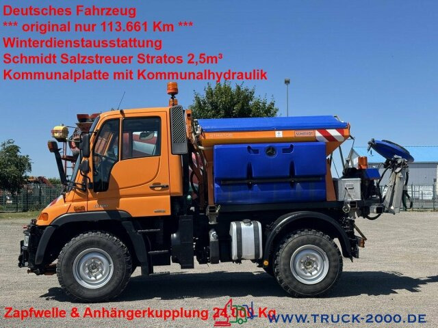 Unimog U300 4x4 Winterdienst Salzstreuer Zapfwelle - Lastbil: bild 1 Unimog U300 4x4 Winterdienst Salzstreuer Zapfwelle - Lastbil: bild 1