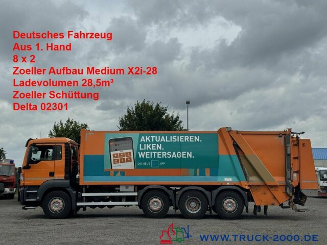 MAN TGS 35.360 8x2 Zoeller 29m³ Medium Schüttung 1.3 - Sopbil: bild 1 MAN TGS 35.360 8x2 Zoeller 29m³ Medium Schüttung 1.3 - Sopbil: bild 1