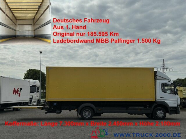 Mercedes-Benz Atego 1224 Koffer MBB Palfinger LBW 1.500KG AHK - Lastbil med skåp: bild 1 Mercedes-Benz Atego 1224 Koffer MBB Palfinger LBW 1.500KG AHK - Lastbil med skåp: bild 1