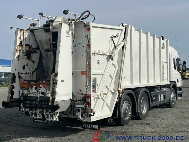 Sopbil för transportering sopor Scania P320 Haller 21m³ Schüttung C-Trace Ident.4 Sitze: bild 13