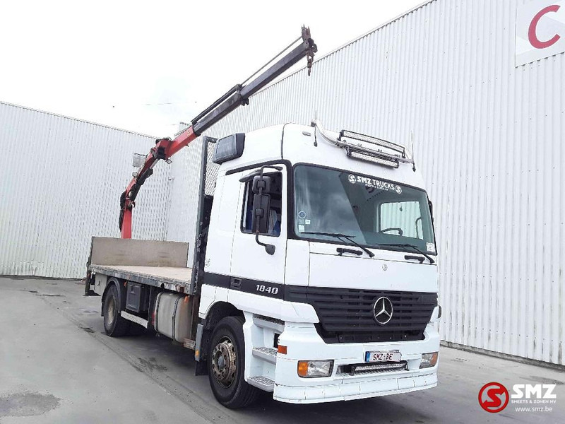 Mercedes-Benz Actros 1840 Palfinger pk7501 remote - Flakbil, Kranbil: bild 1 Mercedes-Benz Actros 1840 Palfinger pk7501 remote - Flakbil, Kranbil: bild 1