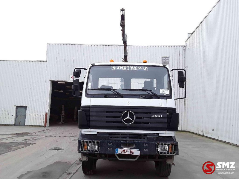 Mercedes-Benz SK 1831 hiab 090 lames - Flakbil, Kranbil: bild 2 Mercedes-Benz SK 1831 hiab 090 lames - Flakbil, Kranbil: bild 2