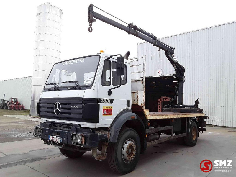 Mercedes-Benz SK 1831 hiab 090 lames - Flakbil, Kranbil: bild 3 Mercedes-Benz SK 1831 hiab 090 lames - Flakbil, Kranbil: bild 3