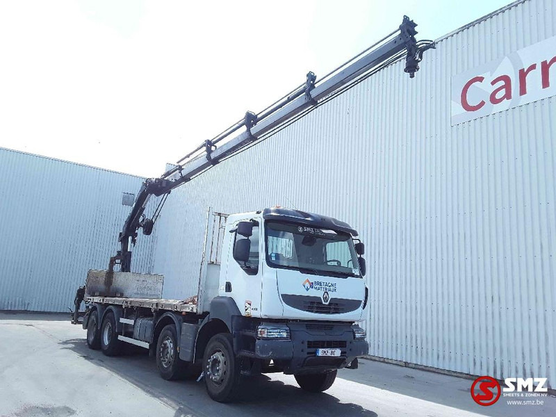 Renault Kerax 430 hiab 211 /4 +remote - Flakbil, Kranbil: bild 1 Renault Kerax 430 hiab 211 /4 +remote - Flakbil, Kranbil: bild 1