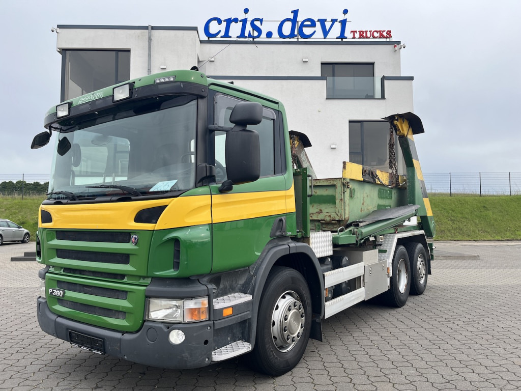 Scania P360 6x2 Trösch Absetzkipper Container - Liftdumper lastbil: bild 1 Scania P360 6x2 Trösch Absetzkipper Container - Liftdumper lastbil: bild 1