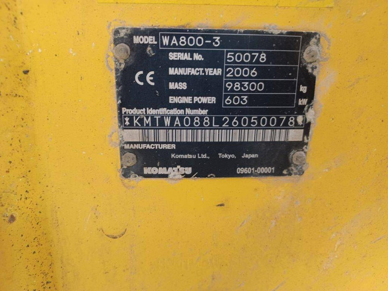 Komatsu WA800-3 - Hjullastare: bild 4 Komatsu WA800-3 - Hjullastare: bild 4