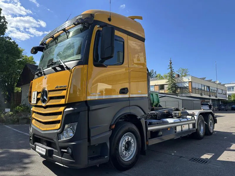 Mercedes-Benz Actros 2645 6x2 ABROLLER Lenk/Lift MEILLER 2170 Intarder - Lastväxlare lastbil, Kranbil: bild 2 Mercedes-Benz Actros 2645 6x2 ABROLLER Lenk/Lift MEILLER 2170 Intarder - Lastväxlare lastbil, Kranbil: bild 2